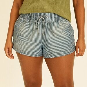 Arizona Striped Shorts Blue White XS Size 1